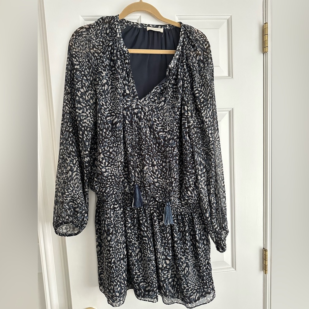 Ramy Brook Paris Smocked Mini Dress - Large